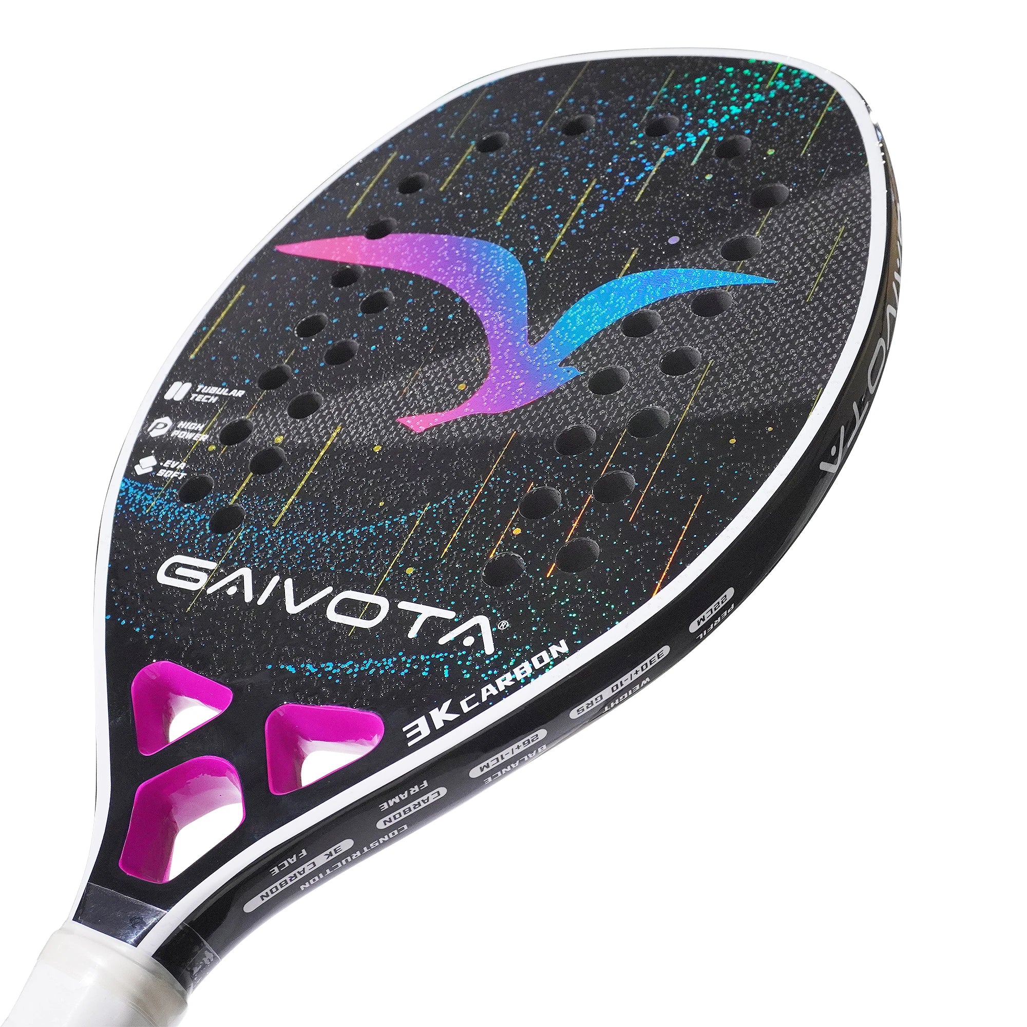 Raquete Beach Tennis Carbono 12K Profissional