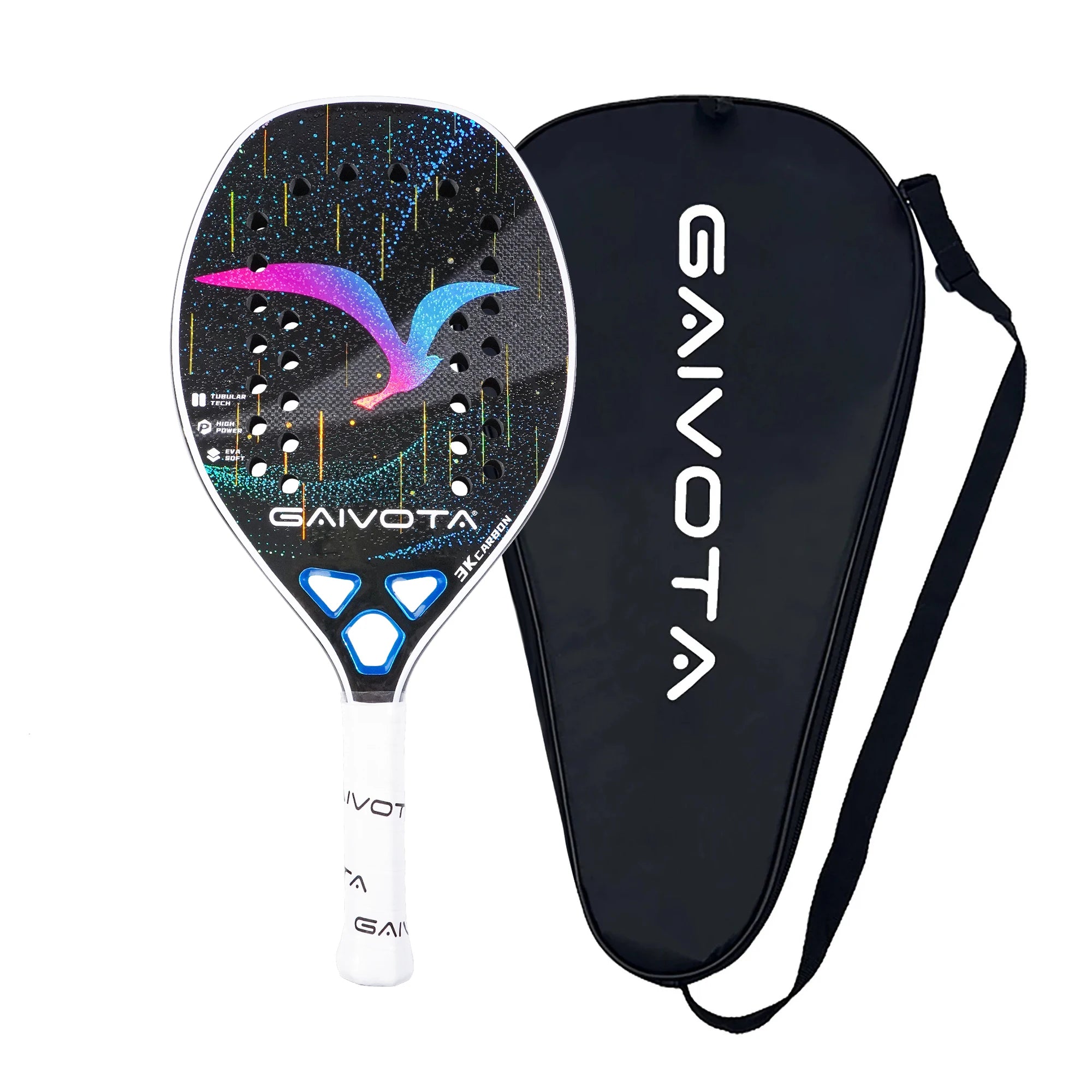 Raquete Beach Tennis Carbono 12K Profissional