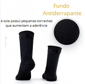 Sapatilha Beach Tennis Neoprene 3mm Antiderrapante | Conforto e Proteção