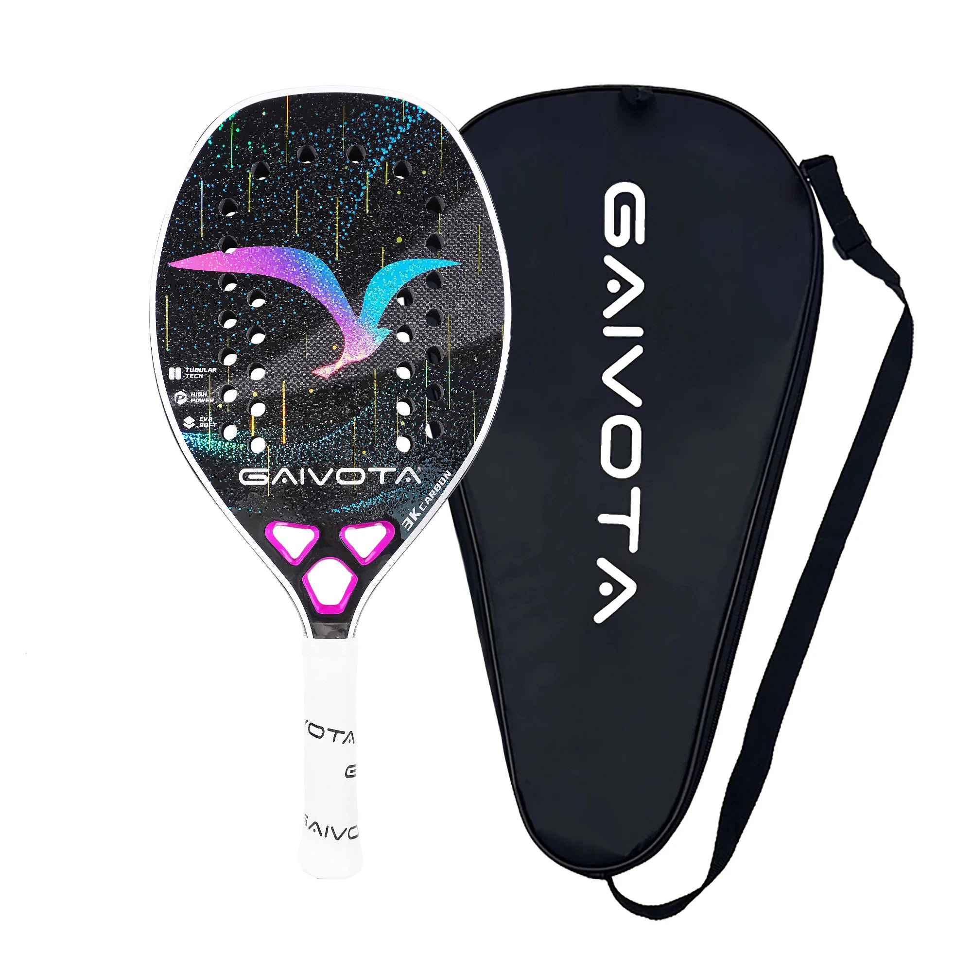 Raquete Beach Tennis Carbono 12K Profissional